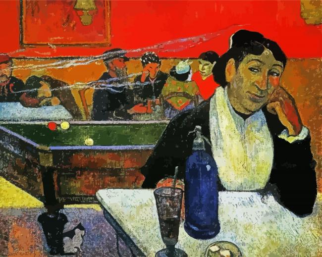 Cafe Arles Paul Gauguin Paint By Number