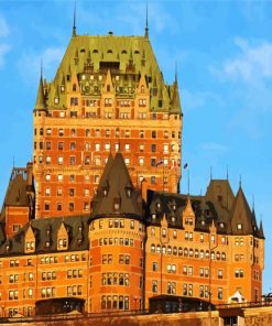 Canada Chateau Frontenac paint by numbers