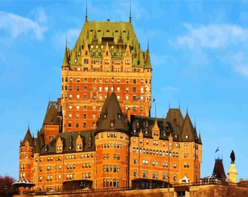 Canada Chateau Frontenac paint by numbers