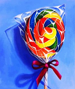 The Colorful Lollipop Paint By Number