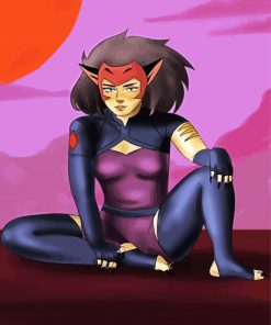 Catra She Ra And The Princess of Power paint by numbers