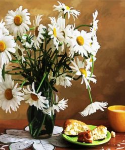 Chamomile Flowers Vase paint by numbers