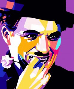 Chaplin Pop Art paint by numbers