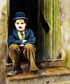 Charlie Chaplin Art paint by numbers
