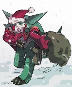 Christmas Chesnaught paint by numbers