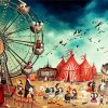 Ferris Wheel Circus Paint By Number
