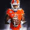 Clemson Tigers Football Player Paint By Number