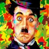 Colorful Chaplin paint by numbers
