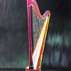 Colorful Harp paint by numbers