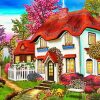 Cottage House Paint By Number