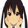 Cute Azusa Nakano Character paint by numbers