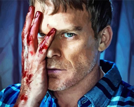 Dexter Morgan Actor paint by numbers