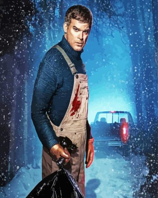 Dexter Morgan paint by numbers
