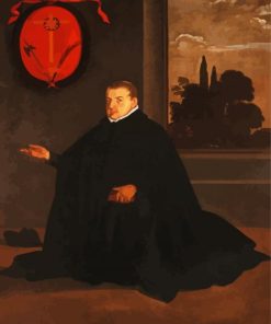 Don Cristobal Suarez de Ribera by Velazquez paint by numbers