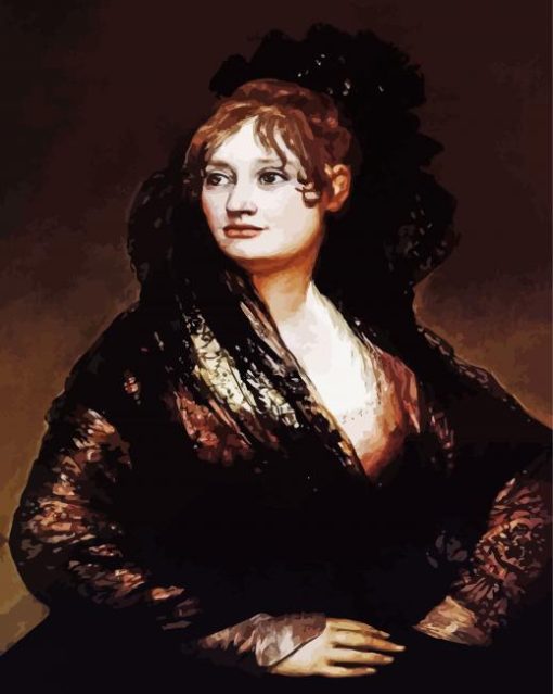Dona Isabel De Porcel Goya Art Paint By Number