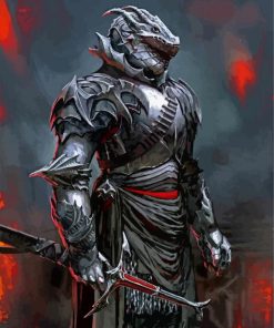 Dragon Armor paint by numbers