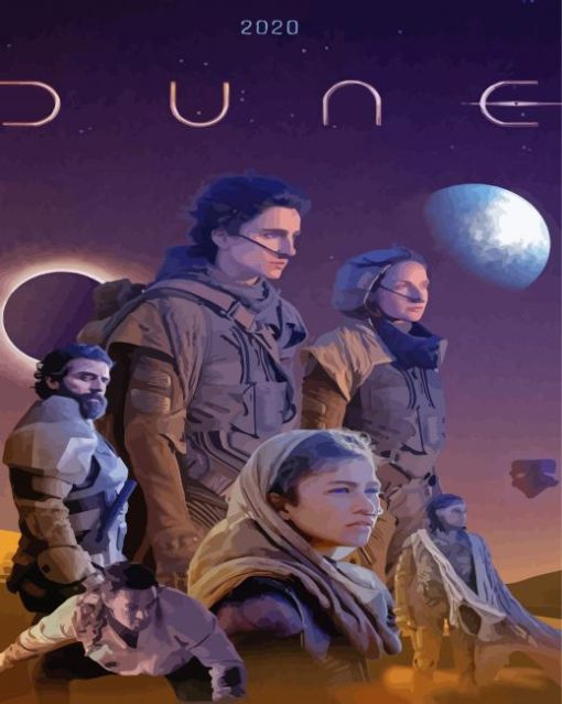 Dune Sci Fi Movie Poster Paint By Number
