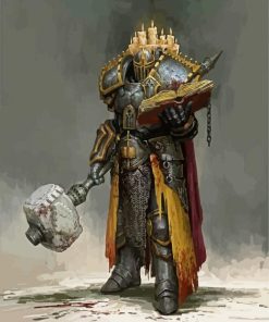 Fantasy Armor paint by numbers