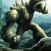 Fantasy Stone Golem Paint By Number