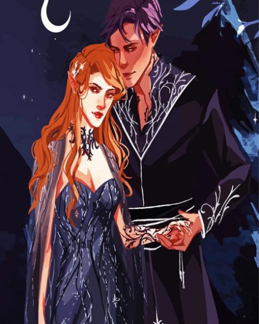 Feyre And Rhysand Paint By Number