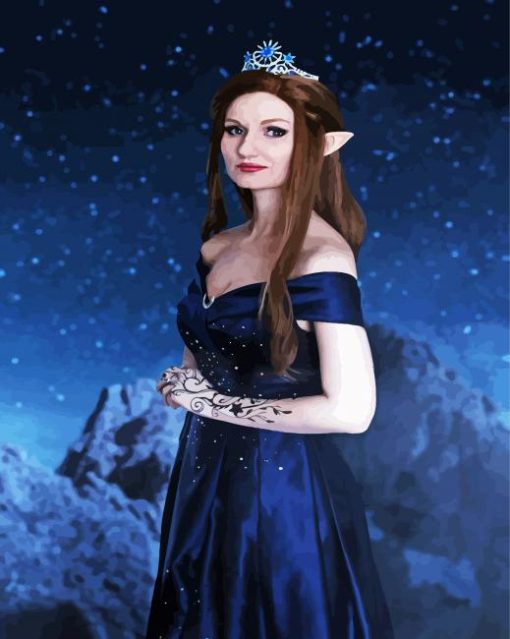 Feyre Princess paint by numbers