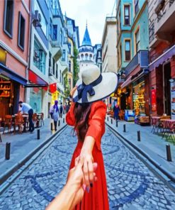 Follow Me To Galata paint by numbers