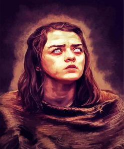 GOT Arya Stark paint by numbers