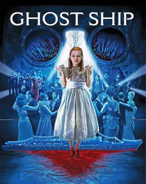 Ghost Ship Movie Poster paint by numbers
