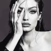 Gigi Hadid Black and White Paint By Number