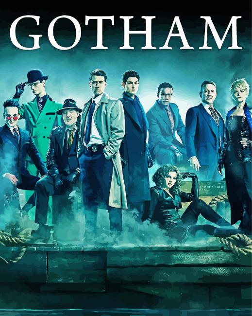 Gotham Serie Cast Paint By Number
