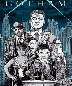 Gotham TV Serie Poster Paint By Number