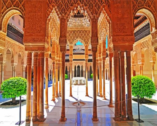 Granada Andalua Alhambra Paint By Number