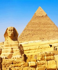 Great Sphinx Giza paint by numbers