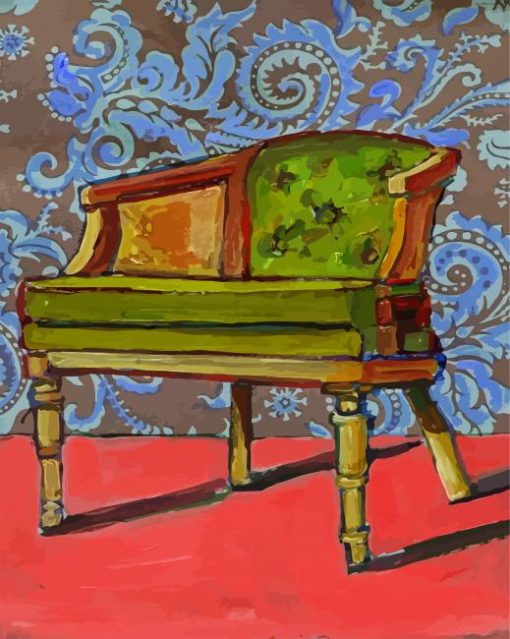 Green Chair paint by numbers
