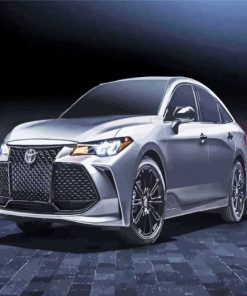 Grey Toyota Avalon paint by numbers