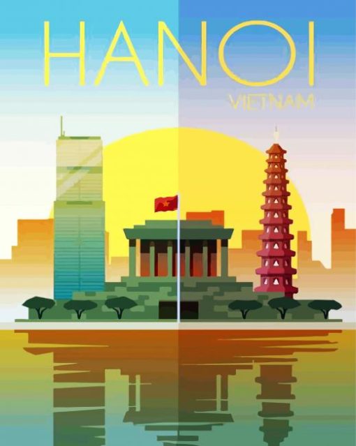 Hanoi Vietnam Paint By Number