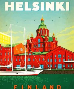 Helsinki Finland paint by numbers
