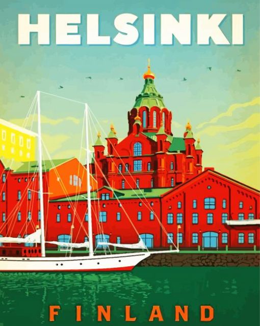Helsinki Finland paint by numbers