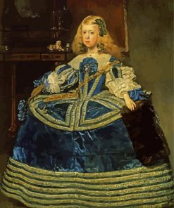 Infanta Margareta Teresa In A Blue Dress By Velazquez Paint By Number