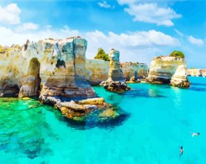 Italy Puglia Seascape paint by numbers