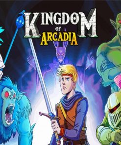 Kingdom of Arcadia Video Game paint by numbers