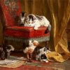 Kittens On Chair paint by numbers