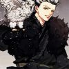 Kotaro Bokuto and Owl paint by numbers