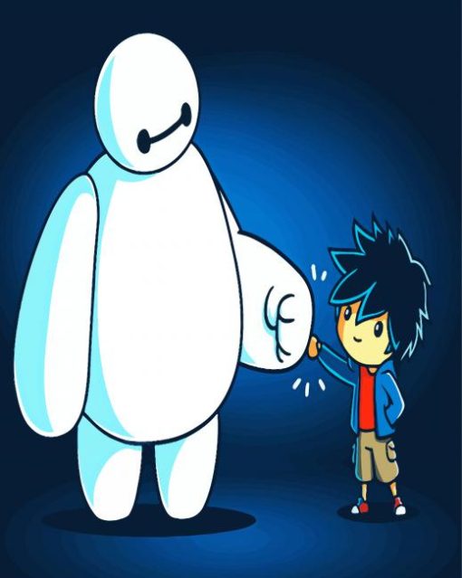 Little Baymax And Hiro Paint By Number