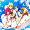 Magi Anime Characters Paint By Number
