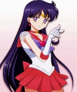 Mars Sailor Moon paint by numbers