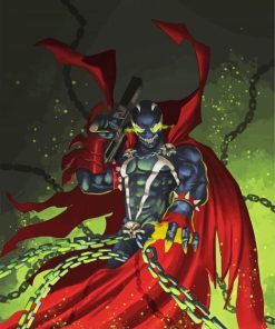 Marvel Spawn Art paint by numbers