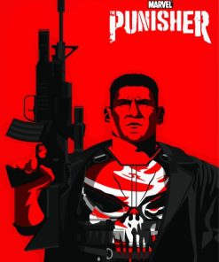 Marvel The Punisher paint by numbers