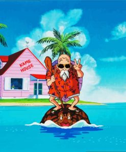 Master Roshi Kame House Paint By Number