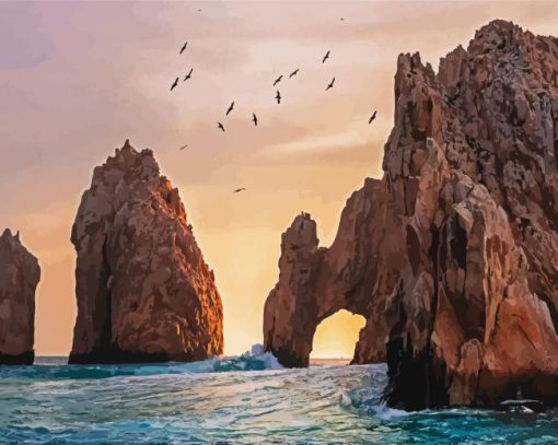 Cabo San Lucas paint by numbers
